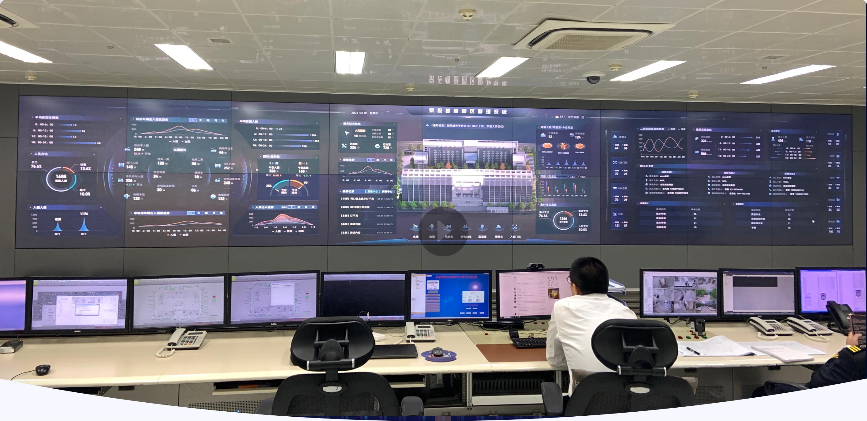 項目概述：C4D建模、大屏設計、交互設計、產品定位、目標用戶、設計風格,效果欣賞